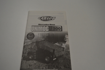 Carson Unimog U300 Manual