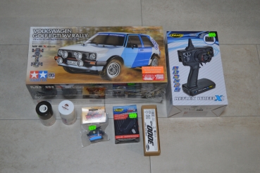 Tamiya Volkswagen Golf II GTI 16V Rally Komplett Set #58714