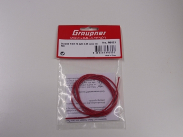 Graupner silicone cable | Red | 0.48mm² | 1m | 20 AWG # R8021