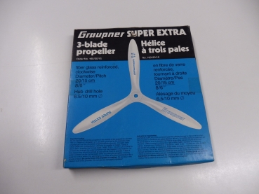 Graupner Super Nylon 3-Blade Propeller 20x15cm | 8x6 "# 1315.20.15