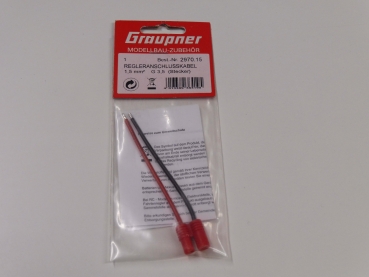 Graupner G3 Regleranschlusskabel | Stecker | 1,5mm2 #2970.15