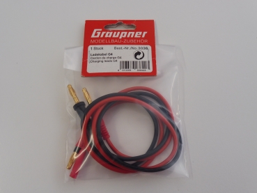 Graupner Ladekabel G4 | Goldkontakt 4mm #3036