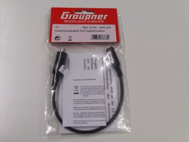 Graupner connection cable for flight simulator # 4490.200