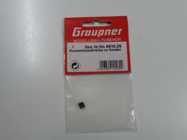 Graupner short-circuit bridge to transmitter #4810.25