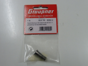 Graupner clamping cone with thread M8x1 | 4.0mm motor shaft # 6062.2