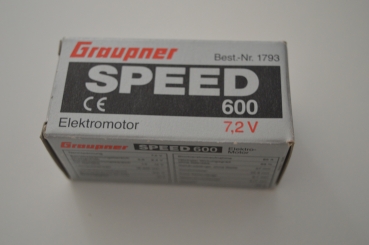 Graupner Speed 600 | 7,2V #1793