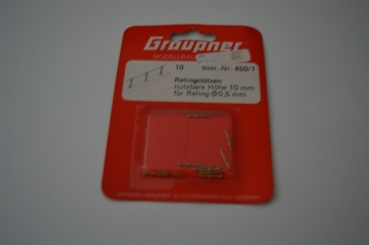 Graupner railing supports | 10mm | 0.5mm | 10 pieces #450.1