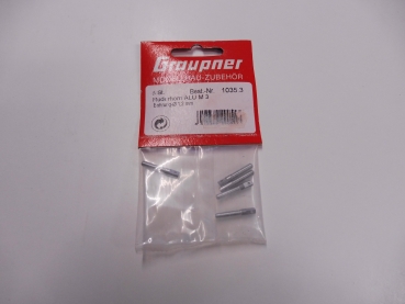 Graupner Rudderhorn Alu M3, 1.2mm #1035.3