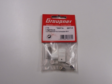 Graupner bearing block for screws M4 #227.3