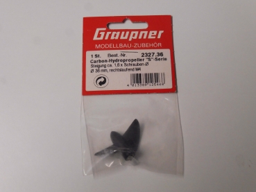 Graupner Carbon Hydropropeller "S" | slope 1.6 | 36mm #2327.36