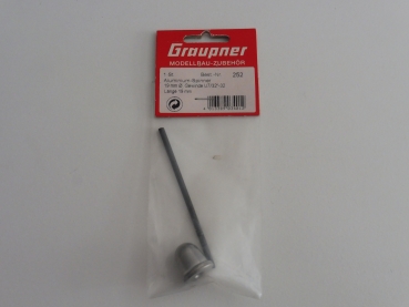 Graupner aluminum spinner 19mm / U7/32"-32 #252