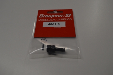 Graupner crankshaft nut with shaft #4861.9