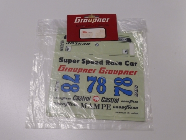 Graupner BMW M1 1:12 decal sheet # 4977.28