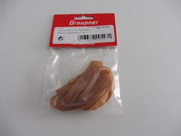 Graupner rubber rings 50x6x1 | 10 pieces #50.50