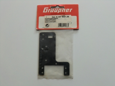 Graupner Radicator Speed controller plate  #5001.36