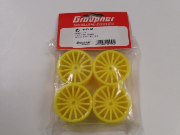 Graupner Mini Cooper Rims Yellow #5033.87