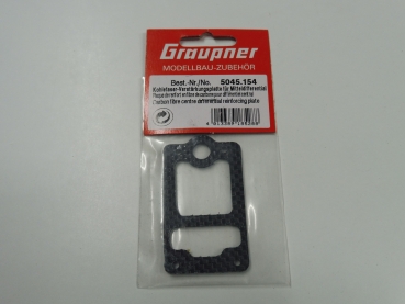 Graupner Bergonzoni Flash 4WD Kohlefaser Verstärkungsplatte f. Mitteldifferential #5045.154