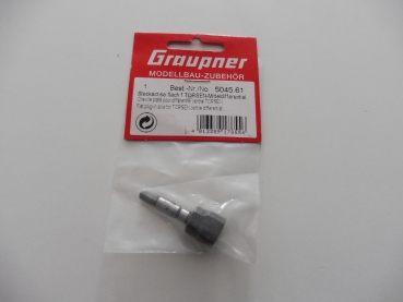 Graupner Bergonzoni Flash 4WD Steckachse flach für Torsen Differential #5045.61