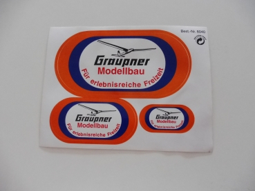 Graupner Sticker 80th. #8040