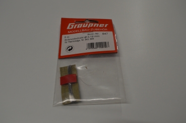 Graupner Scheidedraht 0,12mm für Thermosäge 843/844 #847