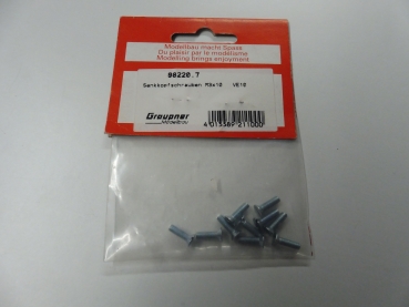 Countersunk screws M3x10 | 10 pieces #98220.7