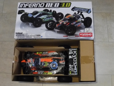 Kyosho Inferno Neo 3.0 1:8 Nitro Readyset | Picco Rebel XL3 | Orange #K.33012RXL3