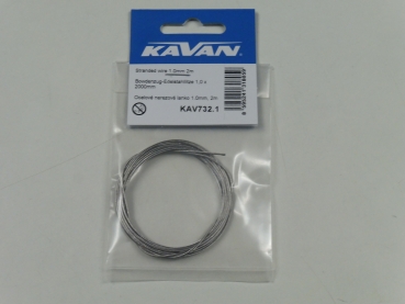 Kavan stainless steel wire rope 1.0mm / 2M #KAV732.1