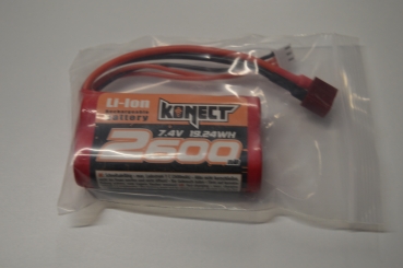 Konect Li-Ion battery | 7.4V | 2600mA | 15C 19.24WH #KN-LI0742600