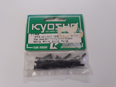 Kyosho screw set | Sheet metal countersunk screws 3x15 / 3x16 / 3x18 / 3x20 #1149