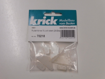 Krick control horns, 5-hole, strong, 4 pieces # 70218