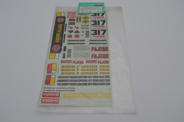 Kyosho Rough Road 10 Series | Racing Pajero | Decal sheet #RF-19