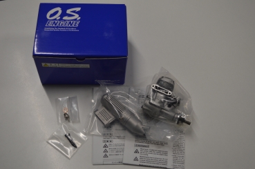 OS Max 25 LA II Silver incl. silencer E-2030 #12354