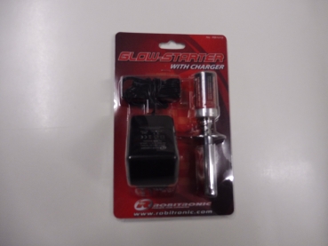 Robitronic glow plug connector with charger 2000 mAh # RB1018