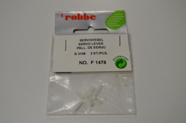 Robbe servo lever for S3108 | 2 pieces #F1478