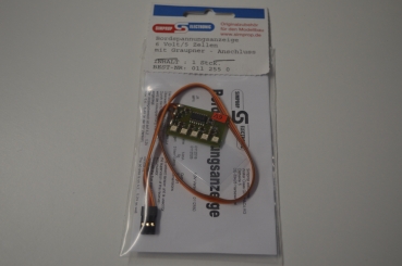 Simprop on-board voltage display 6V-5 cells #0112550