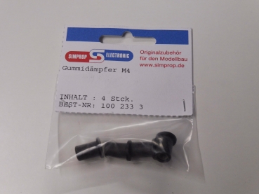 Simprop rubber damper M4 | 4 pieces #1002333