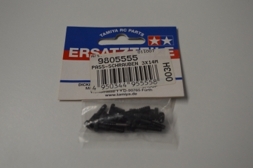 Tamiya pass screws 3x14mm | 10pcs #9805555