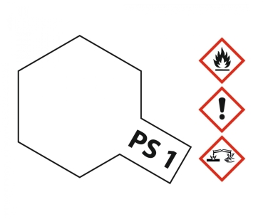 Tamiya Polycarbonat Spray PS-1 Weiß #86001