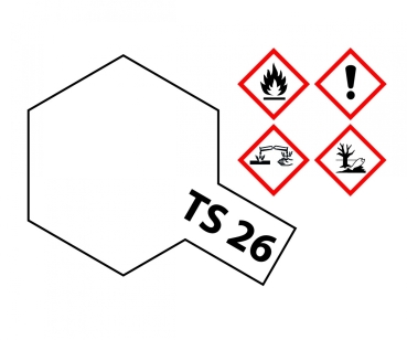 Tamiya Acryl Spray TS-26 Weiß  #85026