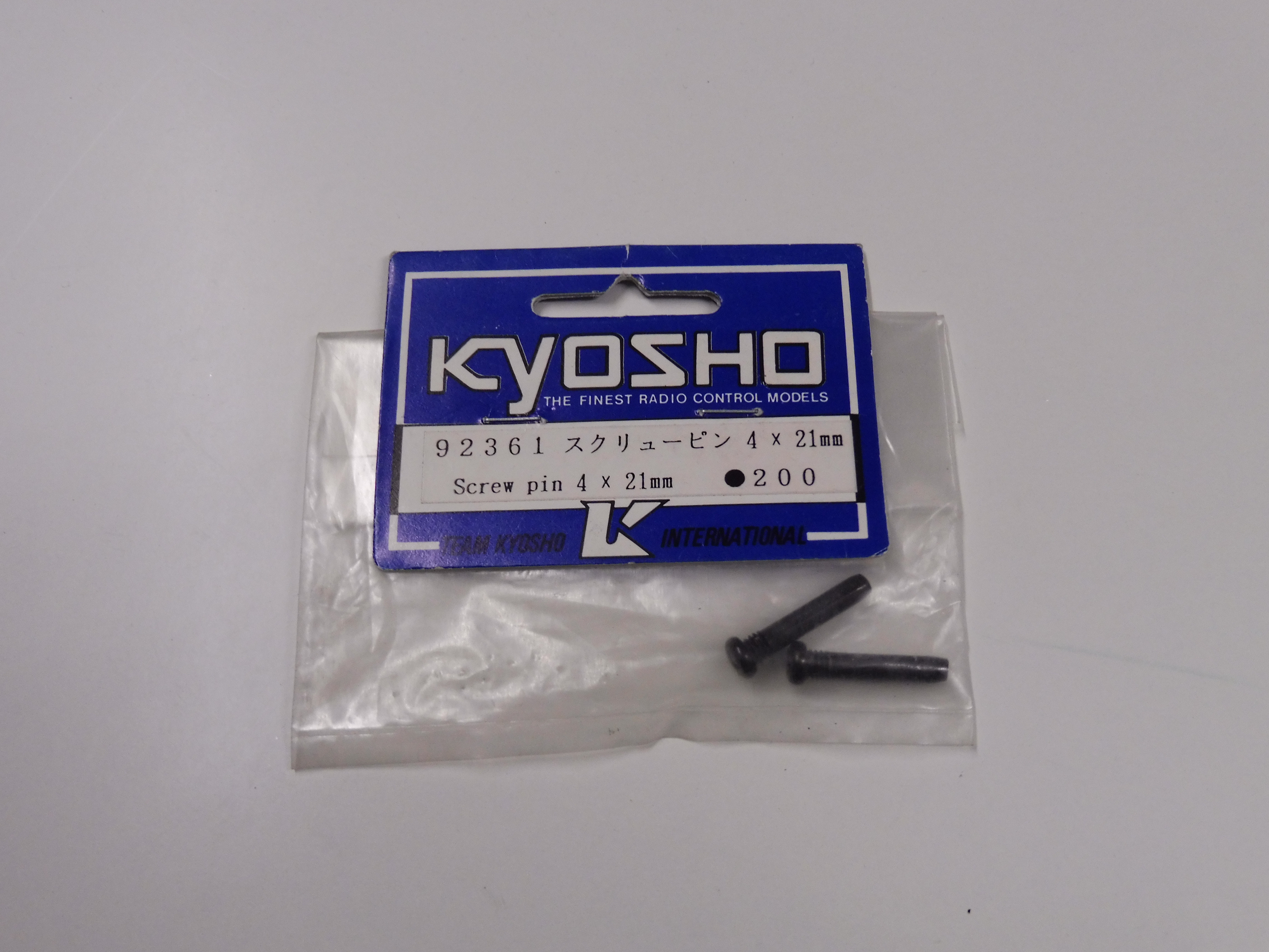 WMS RC SHOP - Kyosho Screw Pin 4x21mm #92361