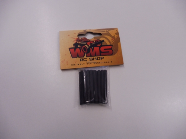 Shrink tube black 3.5x40mm, 20 pieces