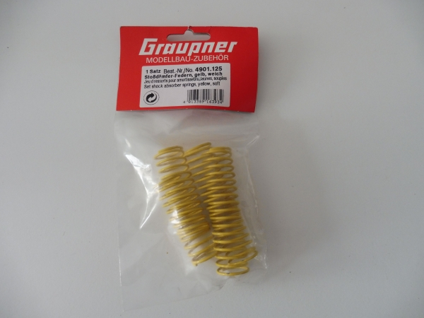 Graupner Impuls Shock absorber springs yellow #4901.125