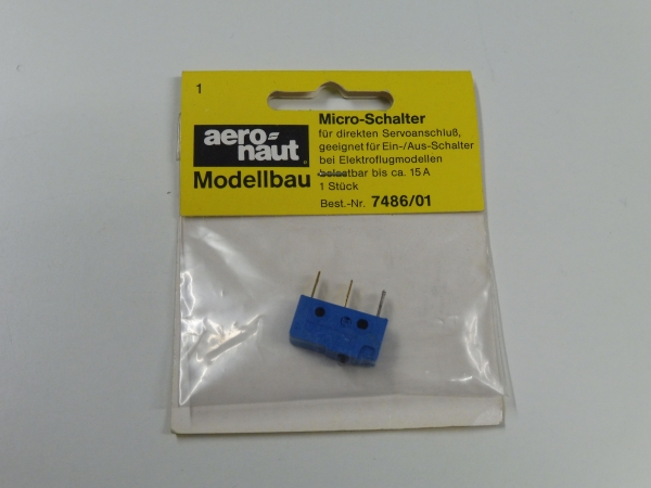 Aeronaut microswitch | 3 pole | 15A # 7486/01