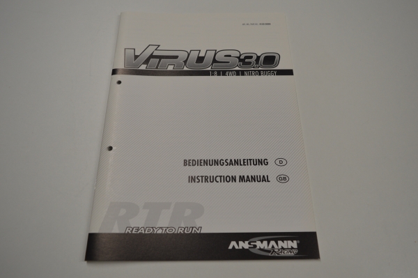 Ansamnn Virus 3.0 Manual #4150-0000