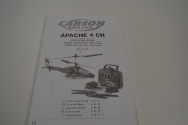 Carson Apache 4CH Manual