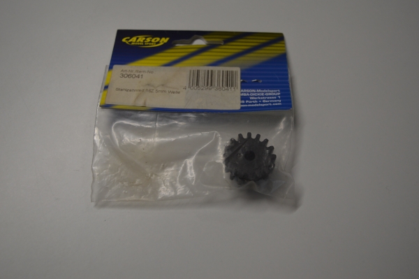 Carson pinion steel 16 for 5mm shaft #306041