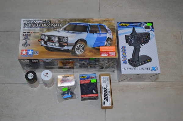 Tamiya Volkswagen Golf II GTI 16V Rally Bundle #58714