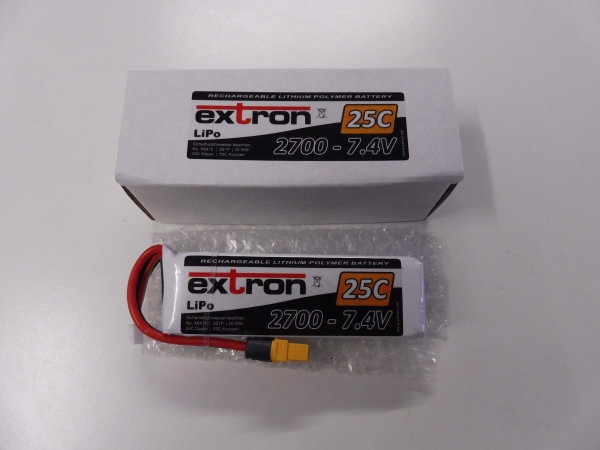 Extron LiPo | 2700 mAh | 7,4V | 25C | XT60 #X6415