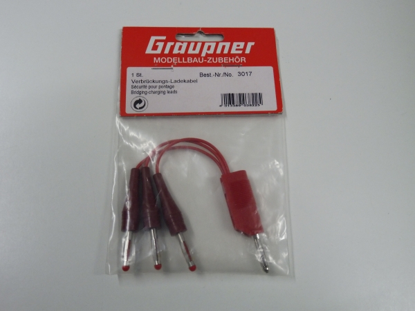 Graupner bridging charging cable # 3017