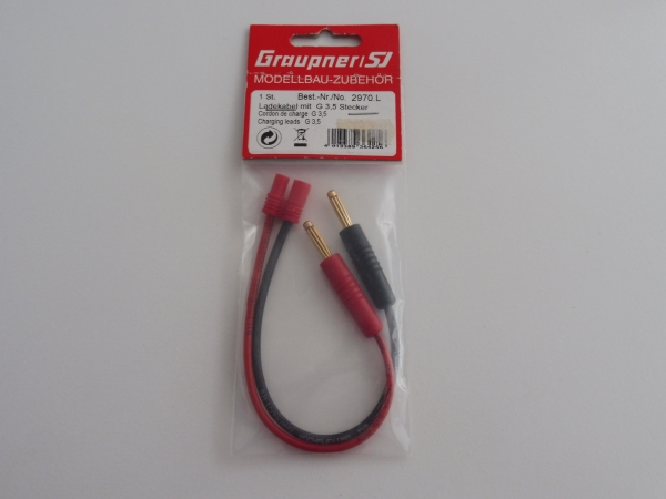 Graupner Ladekabel G3,5 Stecker #2970.L